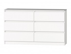МС "Хилтон" Комод №5 1400 (6 ящ.) белый текстурный в Кургане - kurgan.mebel24.online | фото 2