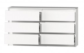 МС "Хилтон" Комод №5 1400 (6 ящ.) белый текстурный в Кургане - kurgan.mebel24.online | фото 3