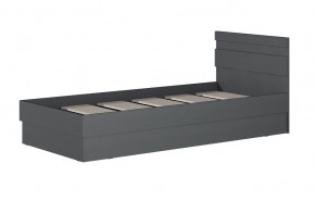 МС "Хилтон" Кровать 0,9 (графит) 900*2000 в Кургане - kurgan.mebel24.online | фото