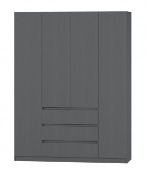 МС "Хилтон" Шкаф №1 1600 (Графит) в Кургане - kurgan.mebel24.online | фото