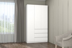 МС "Хилтон" Шкаф №2 1200 (Белый текстурный) в Кургане - kurgan.mebel24.online | фото
