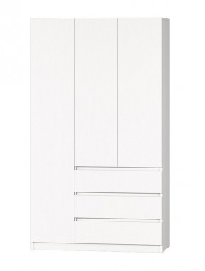 МС "Хилтон" Шкаф №2 1200 (Белый текстурный) в Кургане - kurgan.mebel24.online | фото 2