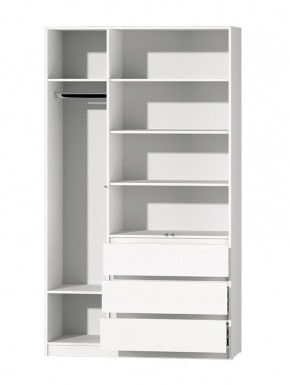 МС "Хилтон" Шкаф №2 1200 (Белый текстурный) в Кургане - kurgan.mebel24.online | фото 3