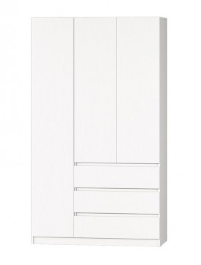 МС "Хилтон" Шкаф №2 1200 (Белый текстурный) в Кургане - kurgan.mebel24.online | фото