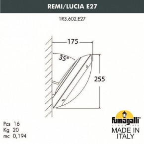Накладной светильник Fumagalli Lucia 1R3.602.000.LYE27 в Кургане - kurgan.mebel24.online | фото 2