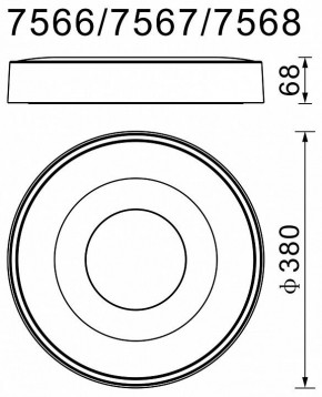 Накладной светильник Mantra Coin 7567 в Кургане - kurgan.mebel24.online | фото 4