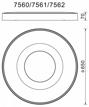 Накладной светильник Mantra Coin 7690 в Кургане - kurgan.mebel24.online | фото 3