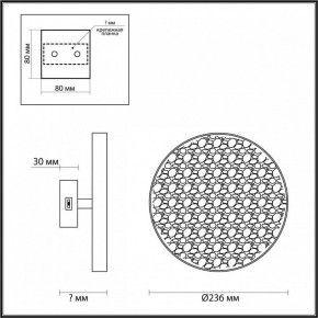 Накладной светильник Odeon Light Bergi 5079/15WL в Кургане - kurgan.mebel24.online | фото 6