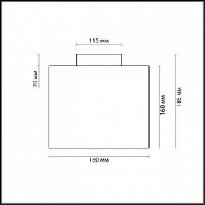Накладной светильник Odeon Light Cross 2407/1C в Кургане - kurgan.mebel24.online | фото 2