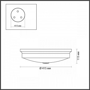 Накладной светильник Odeon Light Marsei 4824/4C в Кургане - kurgan.mebel24.online | фото 4