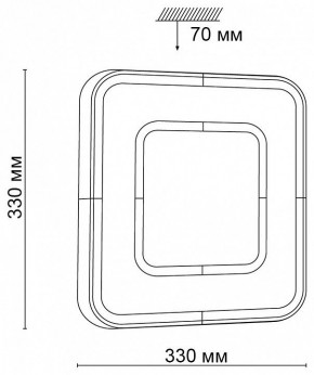 Накладной светильник Sonex Arti 3047/CL в Кургане - kurgan.mebel24.online | фото 10