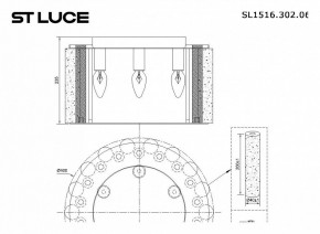 Накладной светильник ST-Luce Delight SL1516.302.06 в Кургане - kurgan.mebel24.online | фото 3