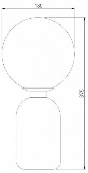Настольная лампа декоративная Eurosvet Bubble 01197/1 белый в Кургане - kurgan.mebel24.online | фото 2