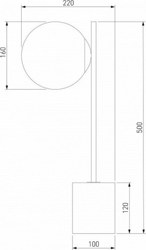 Настольная лампа декоративная Eurosvet Marbella 01157/1 латунь в Кургане - kurgan.mebel24.online | фото 3