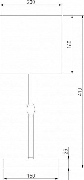 Настольная лампа декоративная Eurosvet Notturno 01162/1 черный в Кургане - kurgan.mebel24.online | фото 4