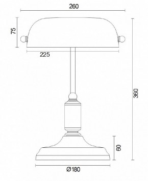 Настольная лампа офисная Maytoni Kiwi Z153-TL-01-BS в Кургане - kurgan.mebel24.online | фото 2