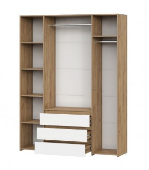 НЕКСТ 1 Спальня (Дуб Золотой/Белый) в Кургане - kurgan.mebel24.online | фото 8