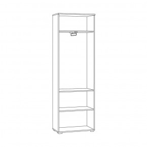 ОКТАВА Прихожая (модульная) белый в Кургане - kurgan.mebel24.online | фото 3