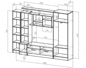 ОСКАР Гостиная (ЯШТ/ЯШС) в Кургане - kurgan.mebel24.online | фото 2