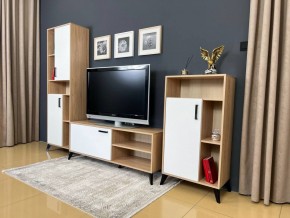 ОСКАР TRIO Гостиная (дуб золотой/белый) в Кургане - kurgan.mebel24.online | фото 3