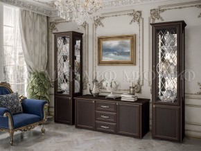 ПАРМА Гостиная Шкаф-стекло (Венге) в Кургане - kurgan.mebel24.online | фото 3