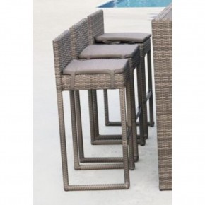 Плетеный барный стул Y390G-W78 Grey в Кургане - kurgan.mebel24.online | фото
