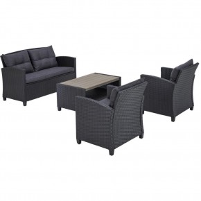 Плетеный комплект мебелис диваном AFM-804G Dark Grey в Кургане - kurgan.mebel24.online | фото 3