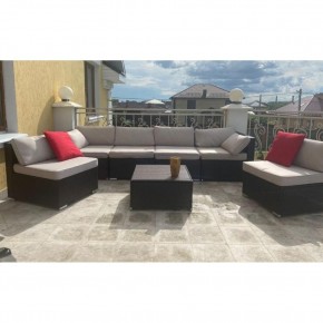 Плетеный модульный комплект YR822D Brown/Beige в Кургане - kurgan.mebel24.online | фото 1