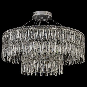 Подвесная люстра Arti Lampadari Ovindoli Nickel Ovindoli L 1.5.80+40.100 N в Кургане - kurgan.mebel24.online | фото 3