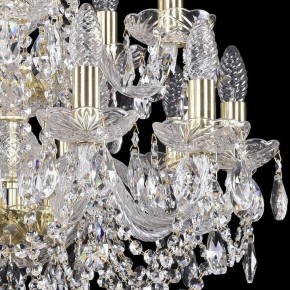 Подвесная люстра Bohemia Ivele Crystal 1402 1402/10+5/195/2d/G в Кургане - kurgan.mebel24.online | фото 2