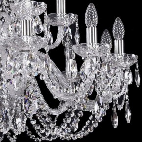 Подвесная люстра Bohemia Ivele Crystal 1402 1402/12+6/300/2d/Ni в Кургане - kurgan.mebel24.online | фото 2