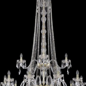 Подвесная люстра Bohemia Ivele Crystal 1402 1402/20+10+5/530/h-206/3d/G в Кургане - kurgan.mebel24.online | фото 4