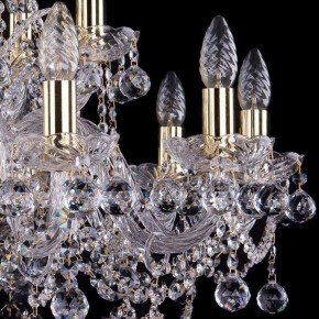 Подвесная люстра Bohemia Ivele Crystal 1411 1411/10+5/240/G/Balls в Кургане - kurgan.mebel24.online | фото 2