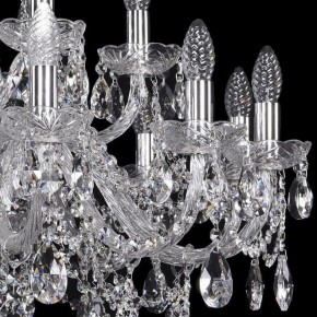 Подвесная люстра Bohemia Ivele Crystal 1411 1411/12+6/300/Ni в Кургане - kurgan.mebel24.online | фото 2