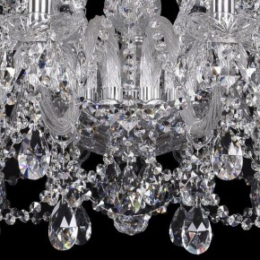 Подвесная люстра Bohemia Ivele Crystal 1411 1411/12+6/300/Ni в Кургане - kurgan.mebel24.online | фото 3
