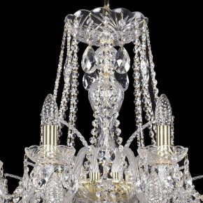 Подвесная люстра Bohemia Ivele Crystal 1411 1411/16+8/360/2d/G в Кургане - kurgan.mebel24.online | фото 4