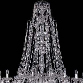 Подвесная люстра Bohemia Ivele Crystal 1411 1411/24/530/XL-163/Ni в Кургане - kurgan.mebel24.online | фото 4