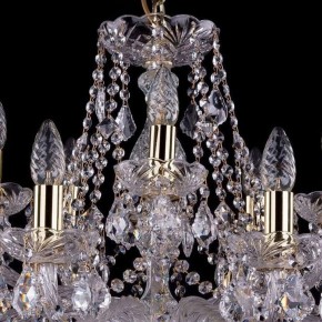 Подвесная люстра Bohemia Ivele Crystal 1413 1413/10+5/300/G/Leafs в Кургане - kurgan.mebel24.online | фото 4