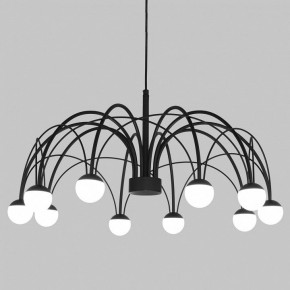 Подвесная люстра Eurosvet Ragno 90034/10 LED черный в Кургане - kurgan.mebel24.online | фото
