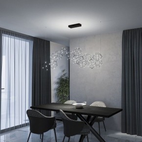 Подвесная люстра Eurosvet Uma 90168/14 черный жемчуг в Кургане - kurgan.mebel24.online | фото 3