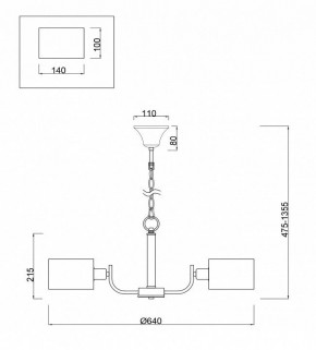 Подвесная люстра Freya Anita FR5012PL-05CH в Кургане - kurgan.mebel24.online | фото 4