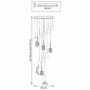 Подвесная люстра Lightstar Acrile 738131 в Кургане - kurgan.mebel24.online | фото 7