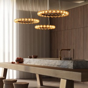 Подвесная люстра Maytoni Ambre MOD331PL-L42BS3K в Кургане - kurgan.mebel24.online | фото 3