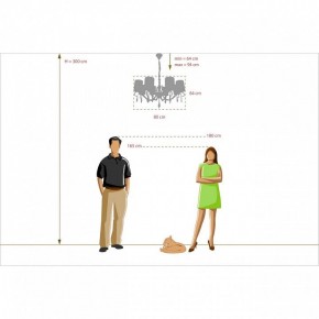 Подвесная люстра MW-Light Эллегия 8 303012708 в Кургане - kurgan.mebel24.online | фото 11
