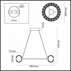 Подвесная люстра Odeon Light Mirage 5030/128L в Кургане - kurgan.mebel24.online | фото 5