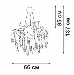 Подвесная люстра Vitaluce V28550 V28550-9/7S в Кургане - kurgan.mebel24.online | фото 5