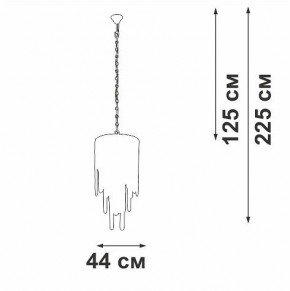 Подвесная люстра Vitaluce V5885 V5885-9/7 в Кургане - kurgan.mebel24.online | фото 3