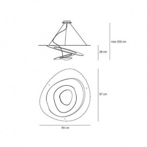 Подвесной светильник Artemide  1239010A в Кургане - kurgan.mebel24.online | фото 5