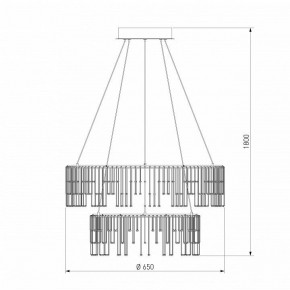 Подвесной светильник Bogate-s Firefly 454/2 в Кургане - kurgan.mebel24.online | фото 4