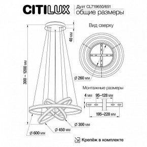 Подвесной светильник Citilux Дуэт CL719650 в Кургане - kurgan.mebel24.online | фото 9